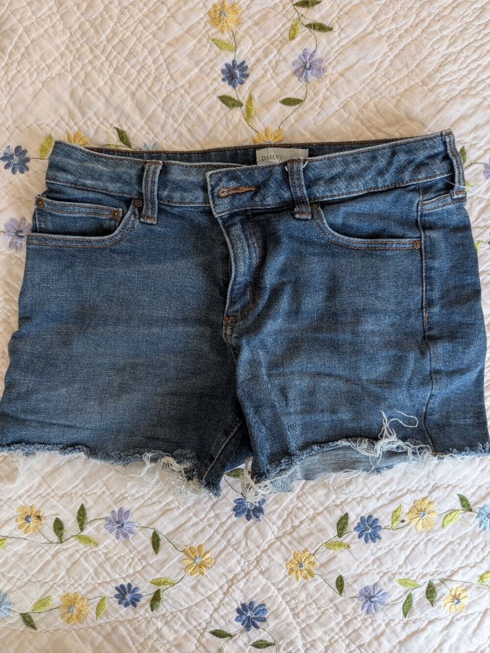 Daily Ritual Denim Cutoff Shorts dark blue Women's Sz 28